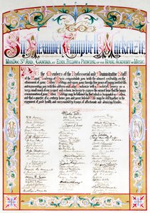 Citation and Address to Sir Alexander Mackenzie by Unknown